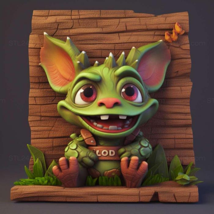 Games (Yooka Laylee 4, GAMES_10992) 3D models for cnc